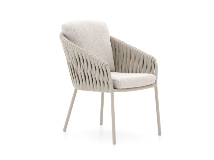 SUNS Nappa dining tuinstoel - Taupe