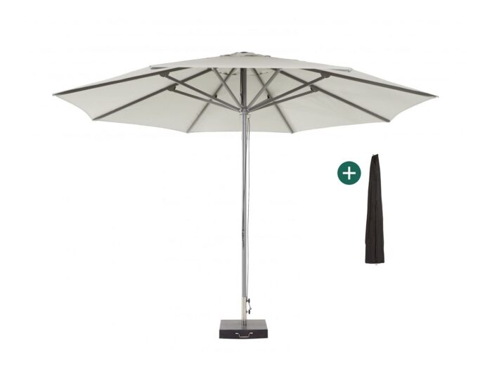 Shadowline Cuba parasol ø 400cm – Wit