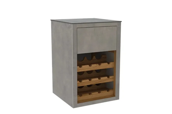 Passion Grills | Buitenkeuken Module Kerafina | Kast Hoog Lade + Wijnvak