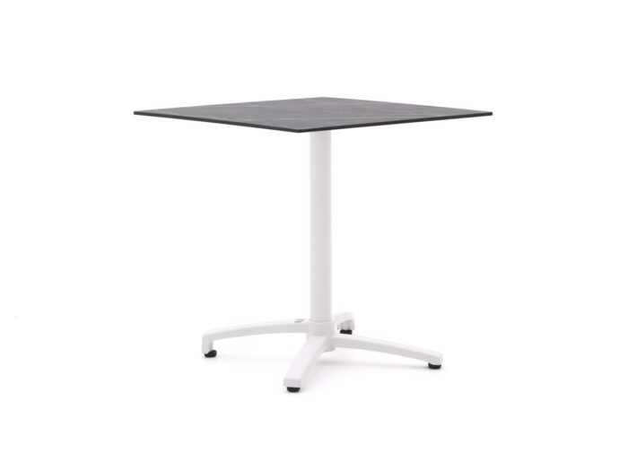 Bellagio tuinmeubelen Bellagio Canzo klaptafel 70x70x73cm Laagste prijsgarantie! – Wit