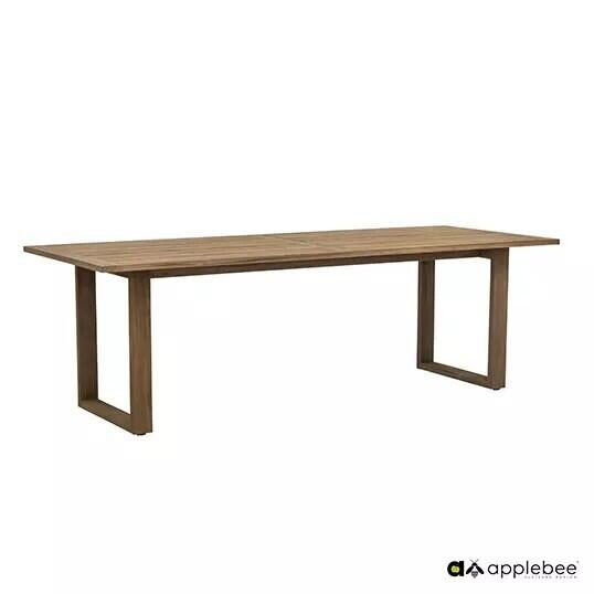 Applebee Antigua Tuintafel 240x95x76 cm – bruin
