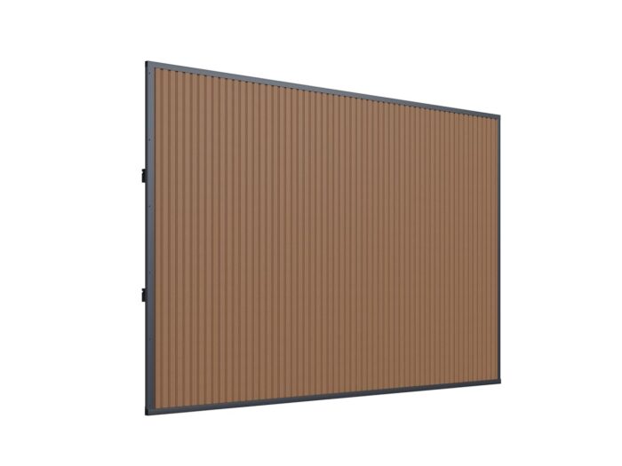 Kees Smit Collectie WPC Wand 360cm t.b.v. Cedrino Pergola 400/530x360x255cm Laagste prijsgarantie! – Grijs