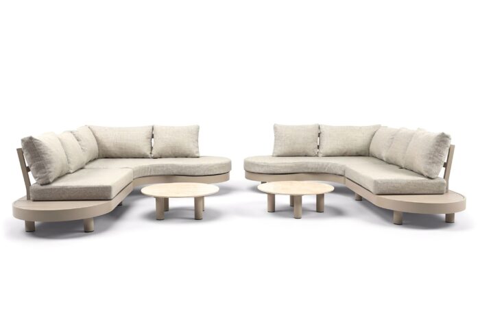 Lifestyle Garden Furniture Organio/Elanio organisch loungeset 6-delig – Zand/Beige