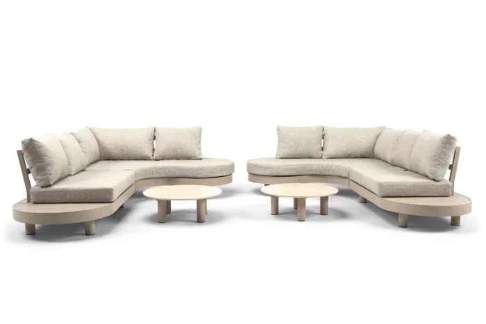 Lifestyle Garden Furniture Organio/Elanio organisch loungeset 6-delig - Zand/Beige