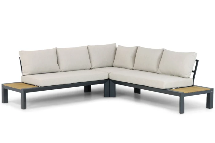 Lifestyle Garden Furniture Navarra hoek loungeset 3-delig - Grijs-antraciet