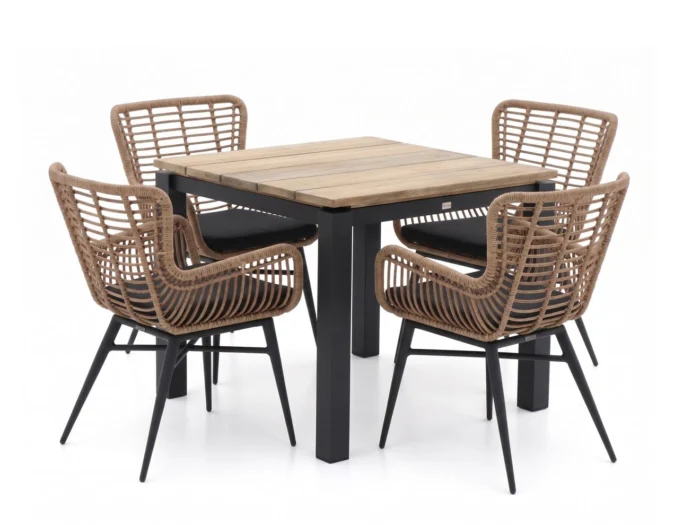 Intenso Furniture Asti/Lagundo 90cm dining tuinset 5-delig