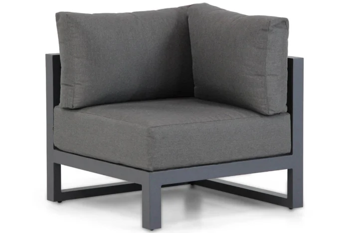 Santika Furniture Salviano hoek module Quick Dry Foam - Grijs-antraciet