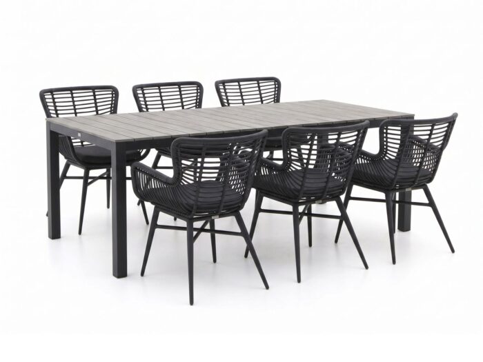 Intenso Furniture Intenso Asti/Fidenza 220cm dining tuinset 7-delig Laagste prijsgarantie!