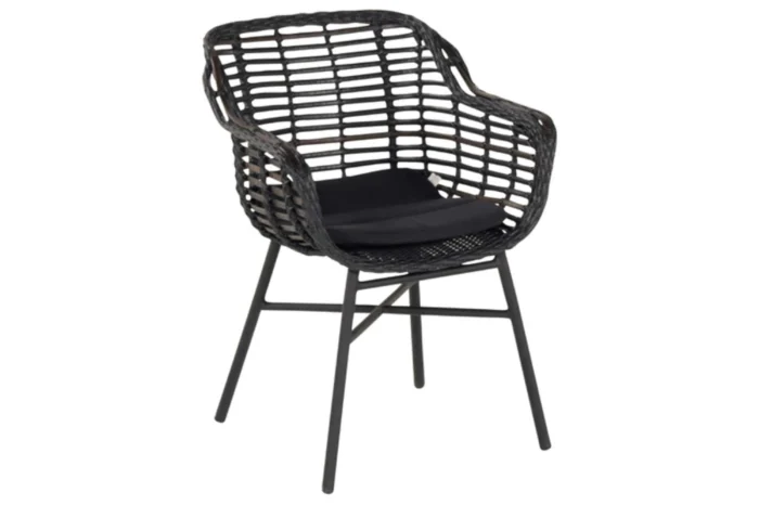 Hartman Cecilia dining tuinstoel Puma Black - Zwart