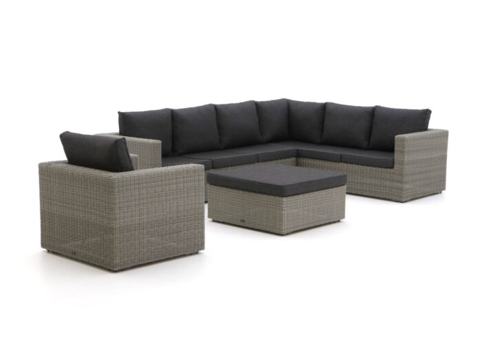 Intenso Furniture Intenso Carpino hoek loungeset 4-delig rechts Laagste prijsgarantie! – Grijs