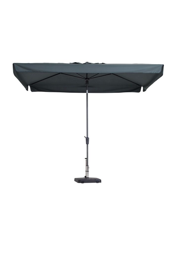 Madison Stokparasol Delos luxe 200×300 cm Polyester grey zonwering – grijs