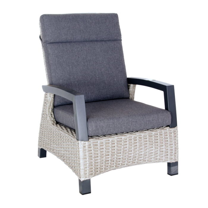 Oosterik home Relax stoel New Haven Salty Grey – grijs