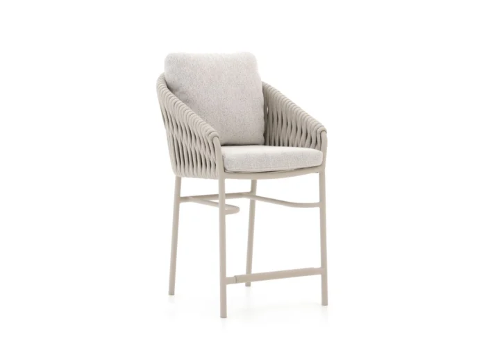 SUNS Nappa low barstoel stapelbaar - Taupe