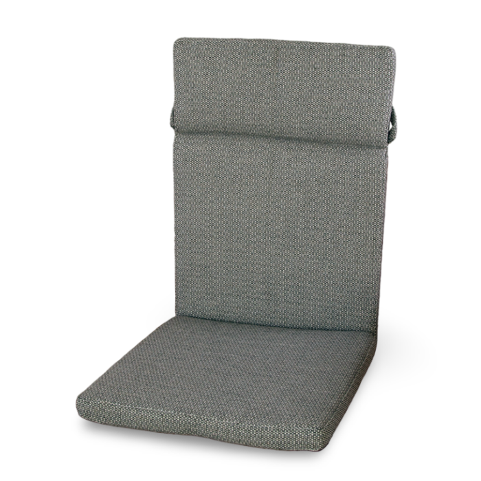 Oosterik home Hoge rug kussen W3339-004 – grijs