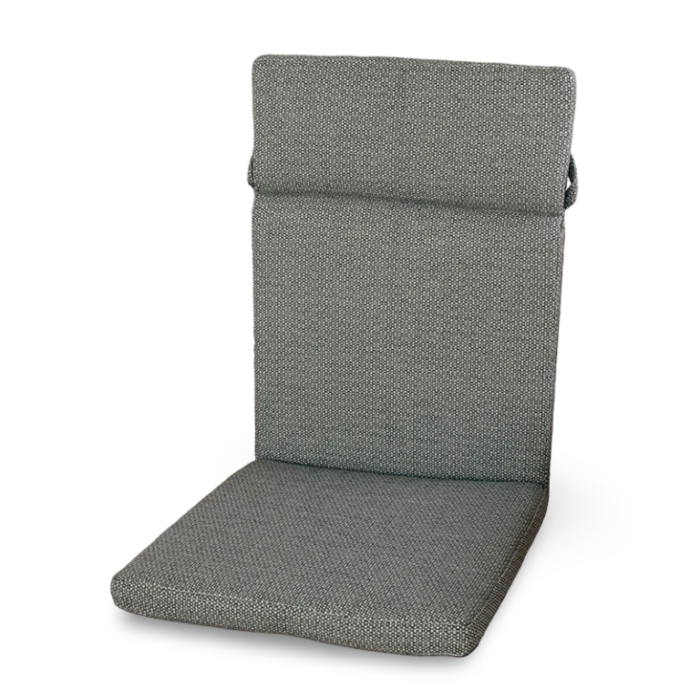 Oosterik home Hoge rug kussen W3339-004 - grijs