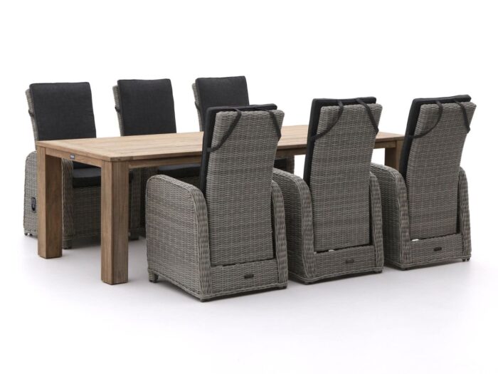 Intenso Furniture Intenso Umbria/ROUGH-X 240cm dining tuinset 7-delig verstelbaar Laagste prijsgarantie! – Bruin