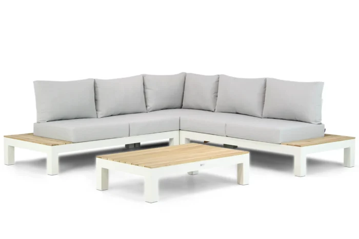 Lifestyle Garden Furniture Ravalla hoek loungeset 4-delig - Wit