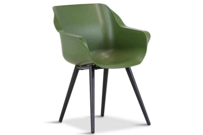 Hartman Sophie studio dining tuinstoel moss green met gratis kussen – Groen
