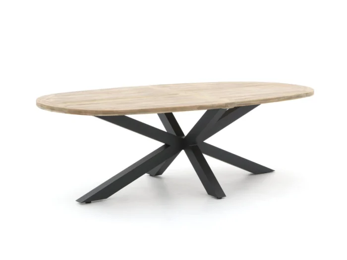 ROUGH Furniture ROUGH-Y Ellips dining tuintafel 240x120cm - Grijs