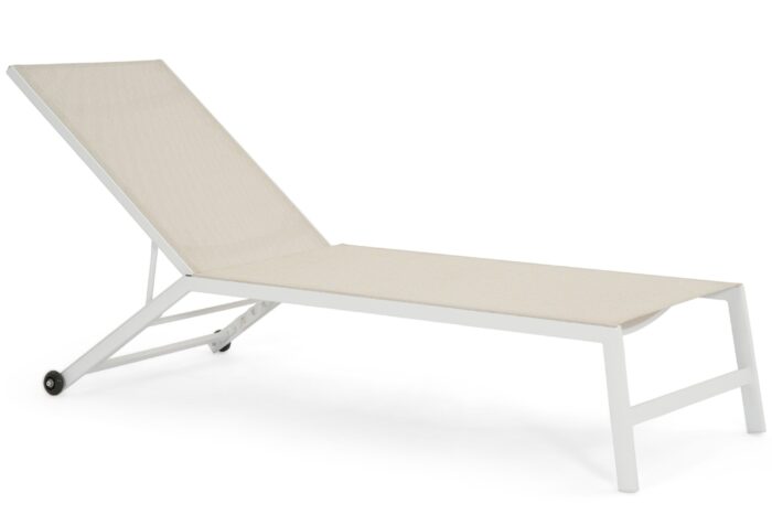 Lifestyle Garden Furniture Lento ligbed verstelbaar – Wit