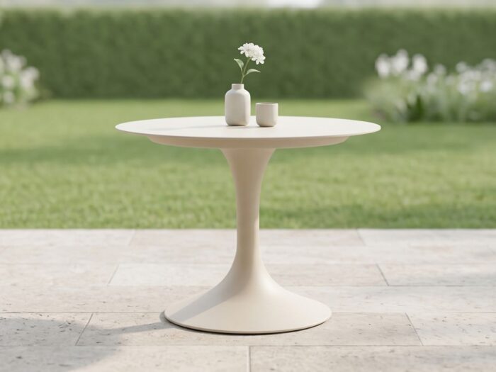 SUNS Nova low bartafel ø 130cm (h: 95cm) Laagste prijsgarantie! – Taupe