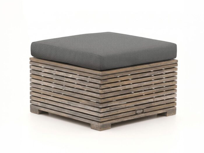 ROUGH Furniture ROUGH-C lounge voetenbank 60x60cm Laagste prijsgarantie! – Grijs