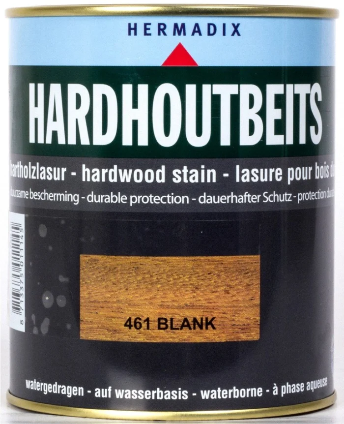 Hermadix Hardhoutbeits 461 blank 750 ml - wit