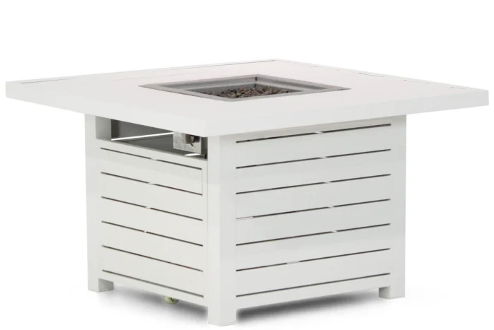 Santika Furniture Manhattan lounge vuurtafel vierkant 90 x 90 cm - Wit