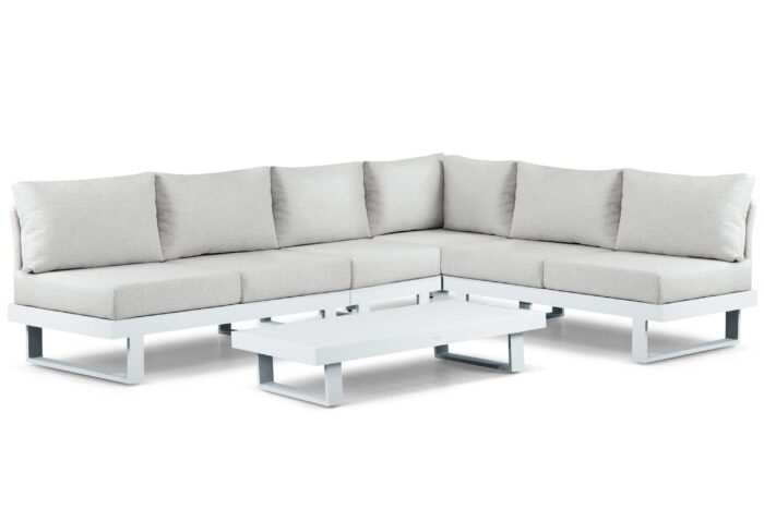 Lifestyle Garden Furniture Lorenzo hoek loungeset 5-delig – Wit
