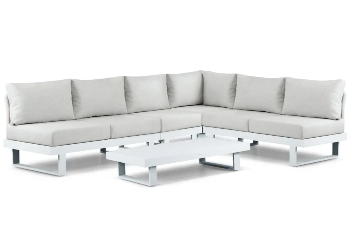 Lifestyle Garden Furniture Lorenzo hoek loungeset 5-delig - Wit