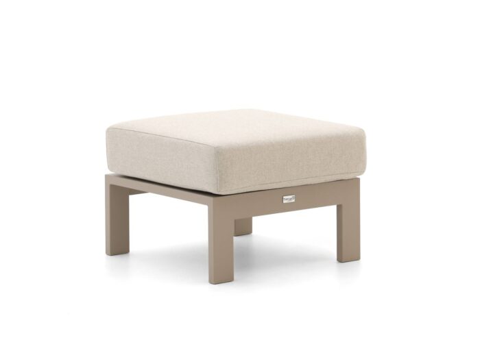 Tierra Outdoor Musone lounge voetenbank 61x61x47cm Laagste prijsgarantie! – Taupe
