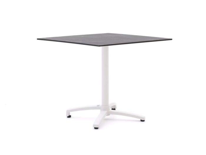 Bellagio tuinmeubelen Bellagio Canzo klaptafel 80x80x73cm Laagste prijsgarantie! – Wit