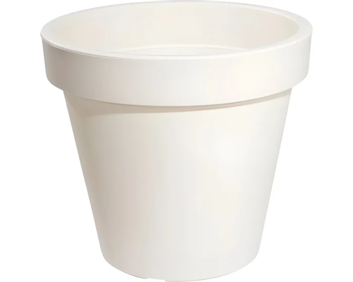 Nampook Bloempot Ek rond 40x40x35 cm cremewit - wit