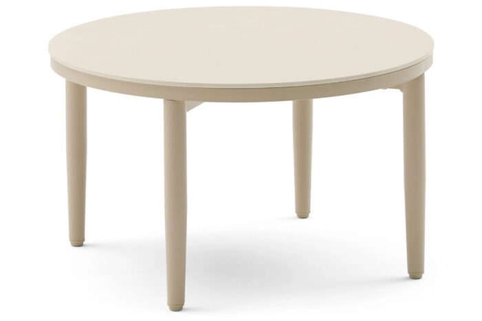Coco Ibiza loungetafel ø 70 cm – Taupe-naturel-bruin