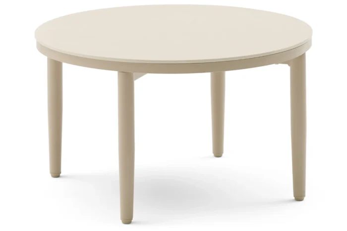Coco Ibiza loungetafel ø 70 cm - Taupe-naturel-bruin