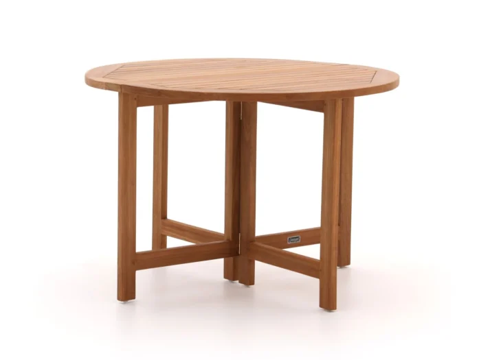Bellagio tuinmeubelen Sunyard Butterfly klaptafel ø 110cm (h:75cm) - Bruin