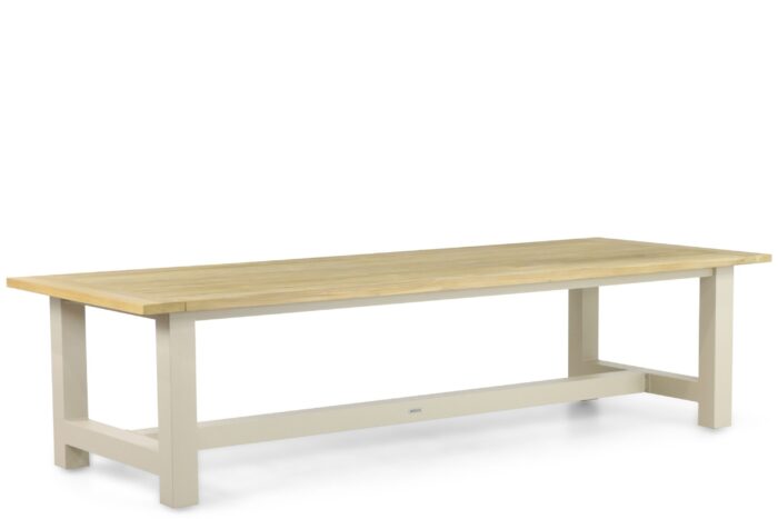 Lifestyle Garden Furniture San Francisco dining tuintafel 300 x 100 cm – Taupe-naturel-bruin