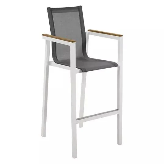 Trestino Stefano Barstoel Teak Wit