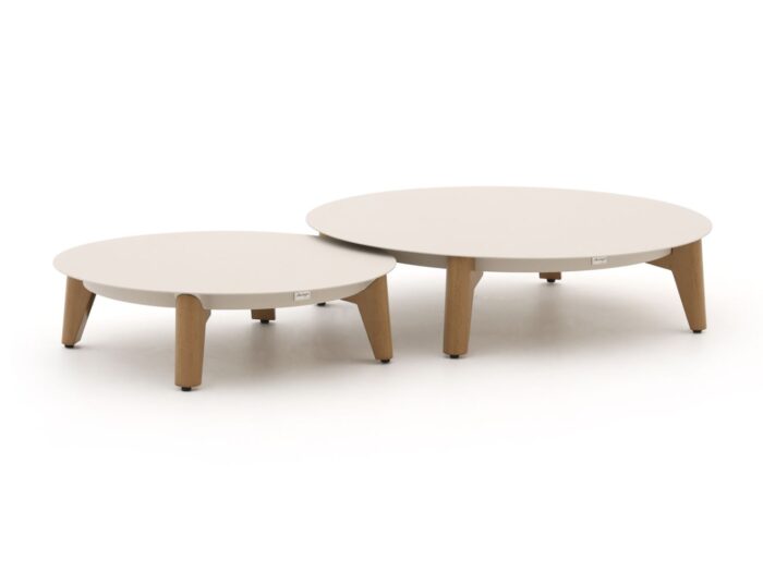 Bellagio tuinmeubelen Bellagio Esenta lounge tuintafel ø86 (h:21cm)/ø 68 (h:19cm) Laagste prijsgarantie! – Taupe