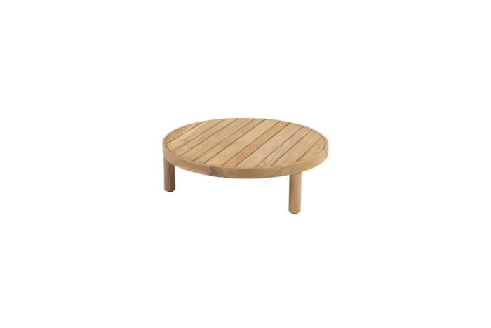 4so Finn salontafel teak 80 cm dia. H25 cm – bruin