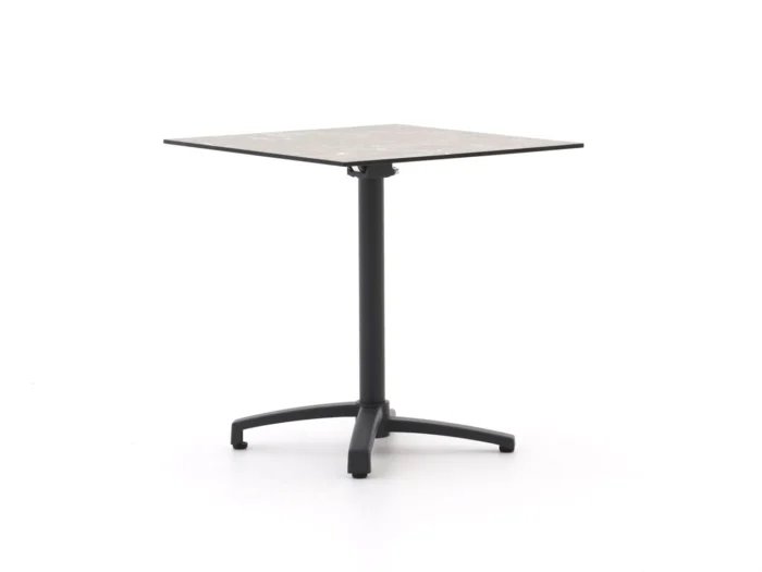 Bellagio tuinmeubelen Canzo klaptafel 70x70x73cm - Grijs