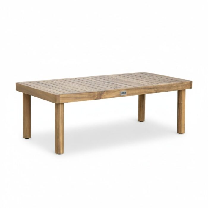 BUITEN living Sienna loungetafel | hardhout | light teak look | 120x60cm