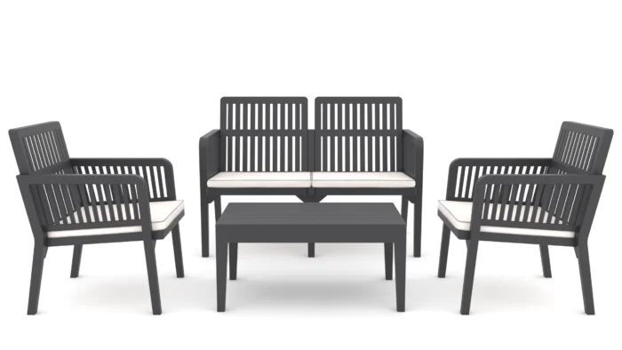 Kunststof loungeset Libanon (incl. kussens)