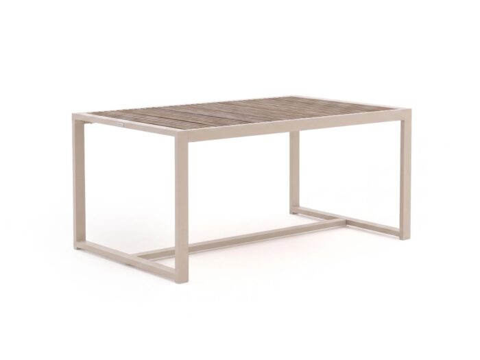 Bellagio tuinmeubelen Bellagio Cadora dining tuintafel 160x100x75cm Laagste prijsgarantie! – Taupe