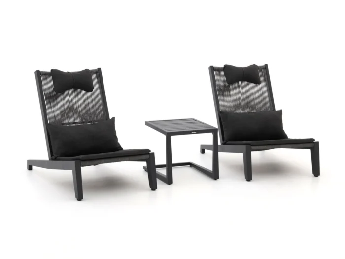 Manifesto Furniture Enzio lounge balkonset 3-delig - Grijs