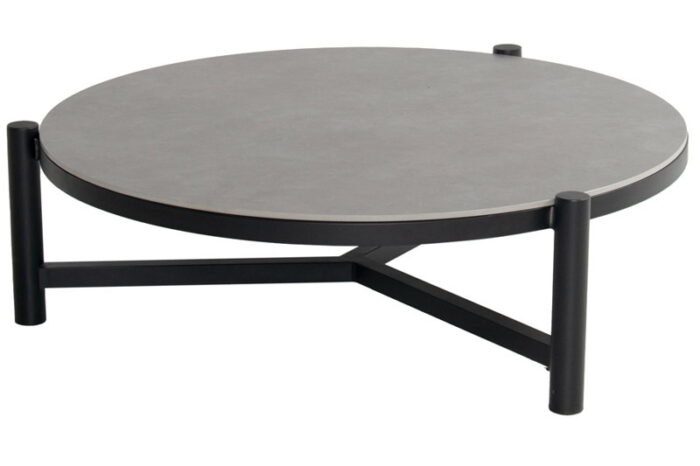 Hartman Carson koffietafel zwart dia. 126xH 38 cm