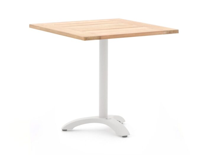 Bellagio tuinmeubelen Bellagio Lisio tuintafel 80x80x75cm Laagste prijsgarantie! – Wit