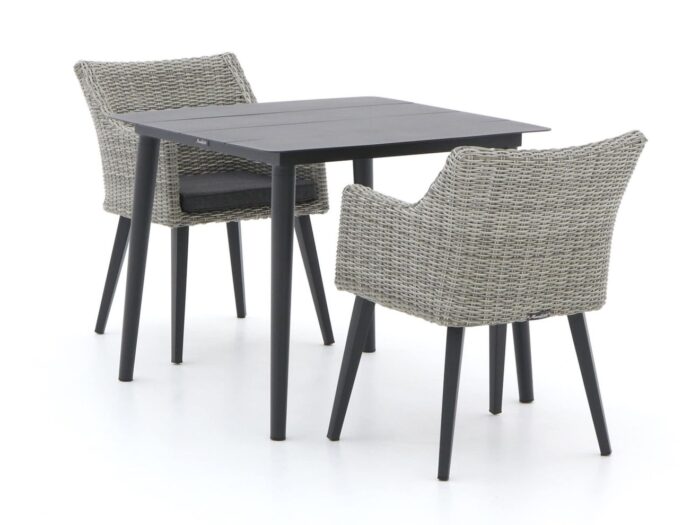 Manifesto Furniture Manifesto Matese/Sora 90cm dining tuinset 3-delig Laagste prijsgarantie! – Grijs