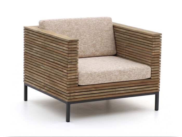 ROUGH Furniture ROUGH-D lounge tuinstoel Laagste prijsgarantie! – Bruin
