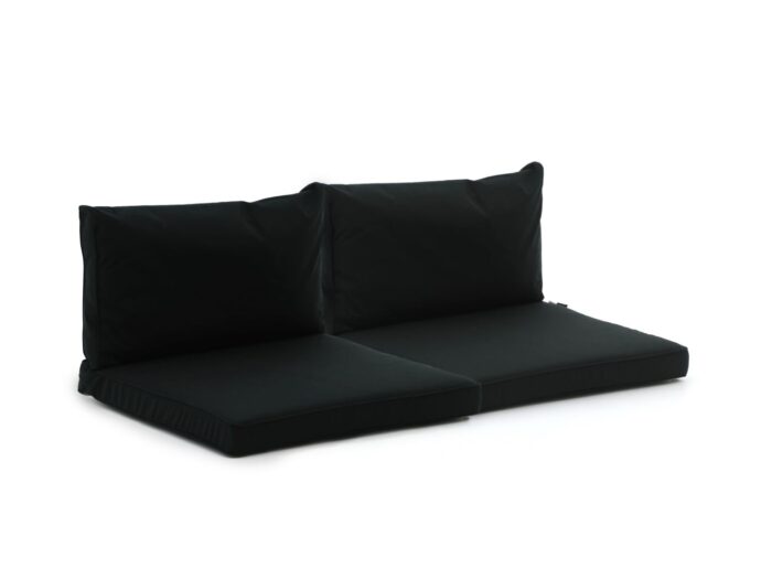 Madison loungekussenset luxe zit 73x73cm rug 73x40cm 4-delig Laagste prijsgarantie! – Zwart